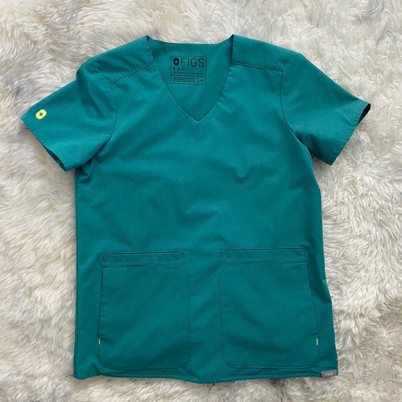 Figs Marine FIONe.a.c Callao-Jogger Scrub Pants & Lekei Four pocket Scrub Top - Picture 12 of 16